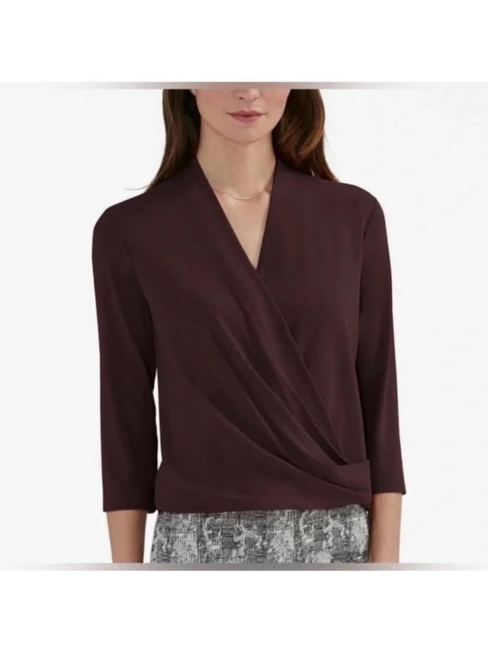 MM LaFleur Deneuve Top Blackberry